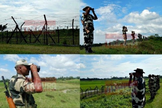 Security stepped up along borders with Myanmar, Bangladesh : Tripura DGP